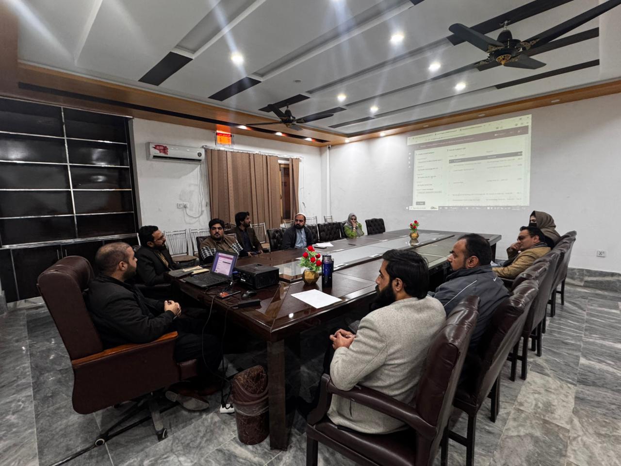 Khyber Pakhtunkhwa Institute of Medical Sciences QEC Meeting to Assign Roles for LMS Implementation and Faculty Course Management